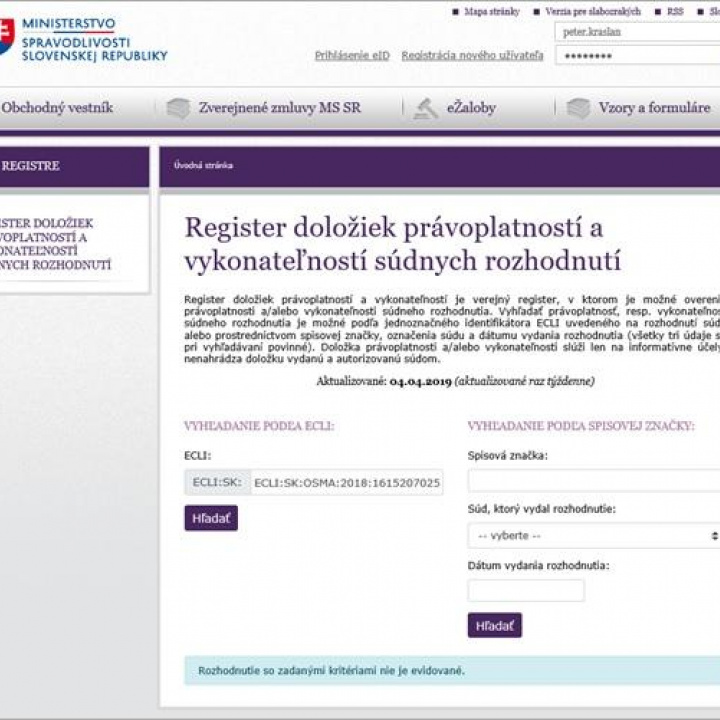 Clauses of validity and enforceability of court decisions ONLINE