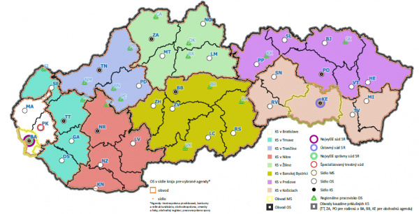 Súdna mapa Súdna mapa